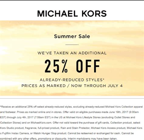 code promo michael kors 2019 canada|Michael Kors extra discount code.